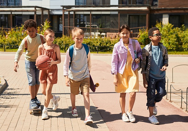 Eine Kindergruppe